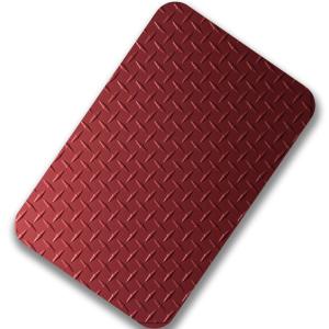 Quality Stamped Decorative SUS304 Stainless Steel Checker Plate 1219x2438mm Anti Skid wholesale