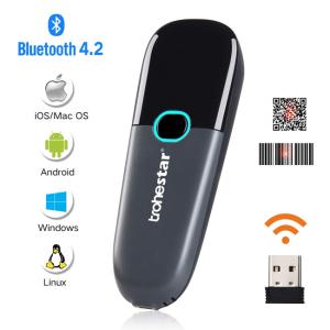 Quality Trohestar 2200mAh 2.4G Bluetooth CCD Barcode Scanner wholesale