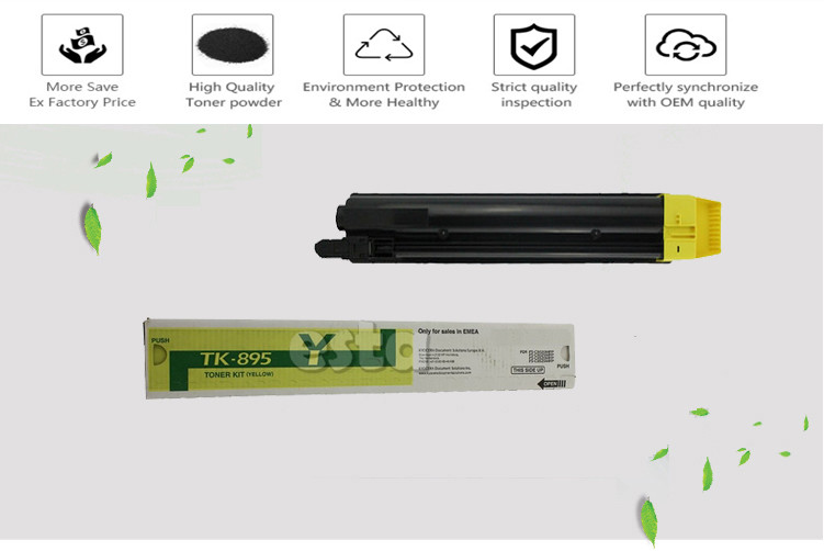 Kyocera TK - 895 Multipack OEM Color Laser Toner For FS C 8525 Page Yield of 6,000