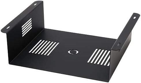 Non-folding Rack Under Desk CPU Mount Customizable Logo for Professional Workstations