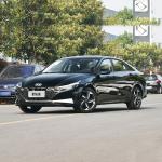 Fuel Powered Beijing Hyundai Elantra Car 0km Used 4 Door 5 Seater Three Car FWD