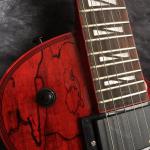LP custom electric guitar with black floyed rose