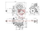 Vvvf Geared Traction Machine For Passenger / Freight Elevator Motor