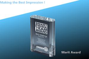 Quality optic crystal merit award/crystal book award/crystal book trophy/crystal award wholesale