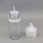 30ml PET Plastic Packaging Empty Plastic Cap Liquid Oil Squeeze Dropper Bottle