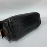 Exotic Genuine Alligator Skin Men Flap Pockets Bag Authentic Crocodile Leather