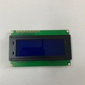 Quality Monochrome 20x4 STN Blue Character LCD Module with White Blacklight wholesale