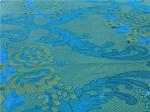 90gsm Printed Tricot Fabric , 230cm Width Poly Pongee Fabric