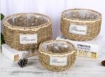 Creative Grass Woven Flower Pot Basket