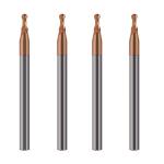 High Quality 2 Flute Ball Head End Mill Solid Carbide Endmills HRC 50/55/60/65