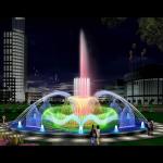 Variational Outdoor Water Musical Fountain High Spray