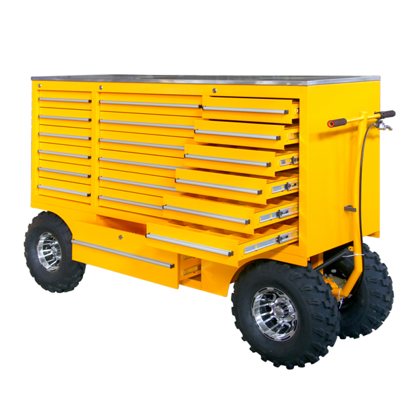 Garage Store Tools Heavy Duty Rolling Pit Cart Tool Box for Convenient Tool Storage