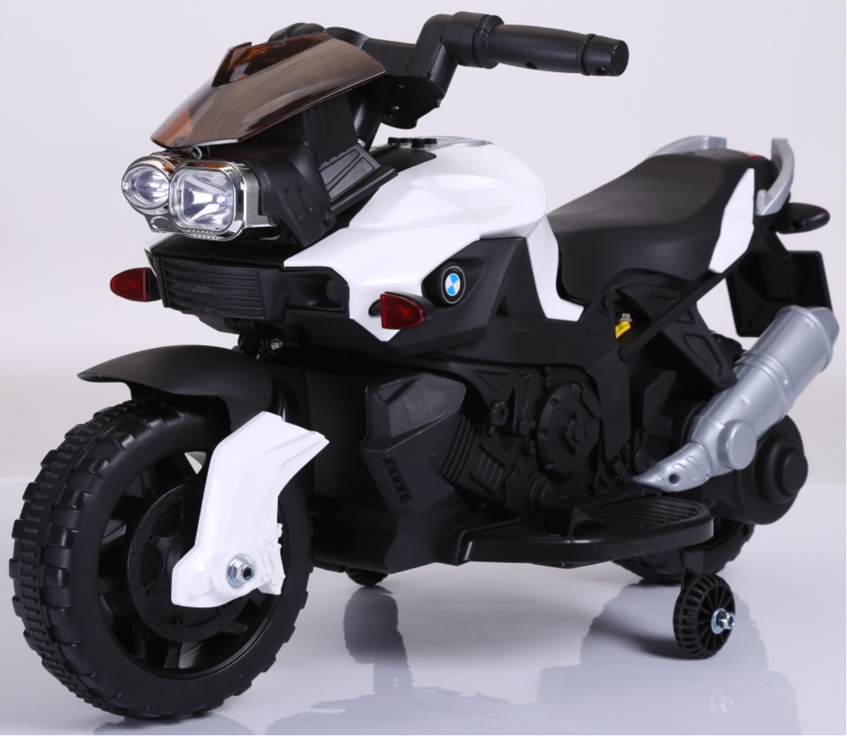 Unisex Kids Electric Ride On Car Motorcycle Child Motorcycle with Lights and Speakers