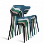 Stackable restaurant mode outdoor plastic chairs