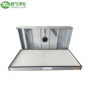Quality Clean Room Hepa Fan Filter Unit , Coil Filtered Exhaust Fan Aluminium Zinc Plate wholesale