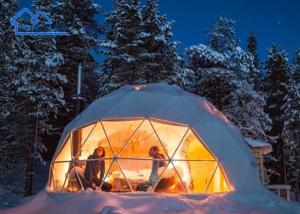 Quality Aluminum Frame Glamping Geodesic Dome Tent For Outdoor Travel Roof Top Tent Glamping wholesale