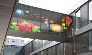 Quality 1R1G1B Transparent Glass Led Screen P5.6mm wholesale