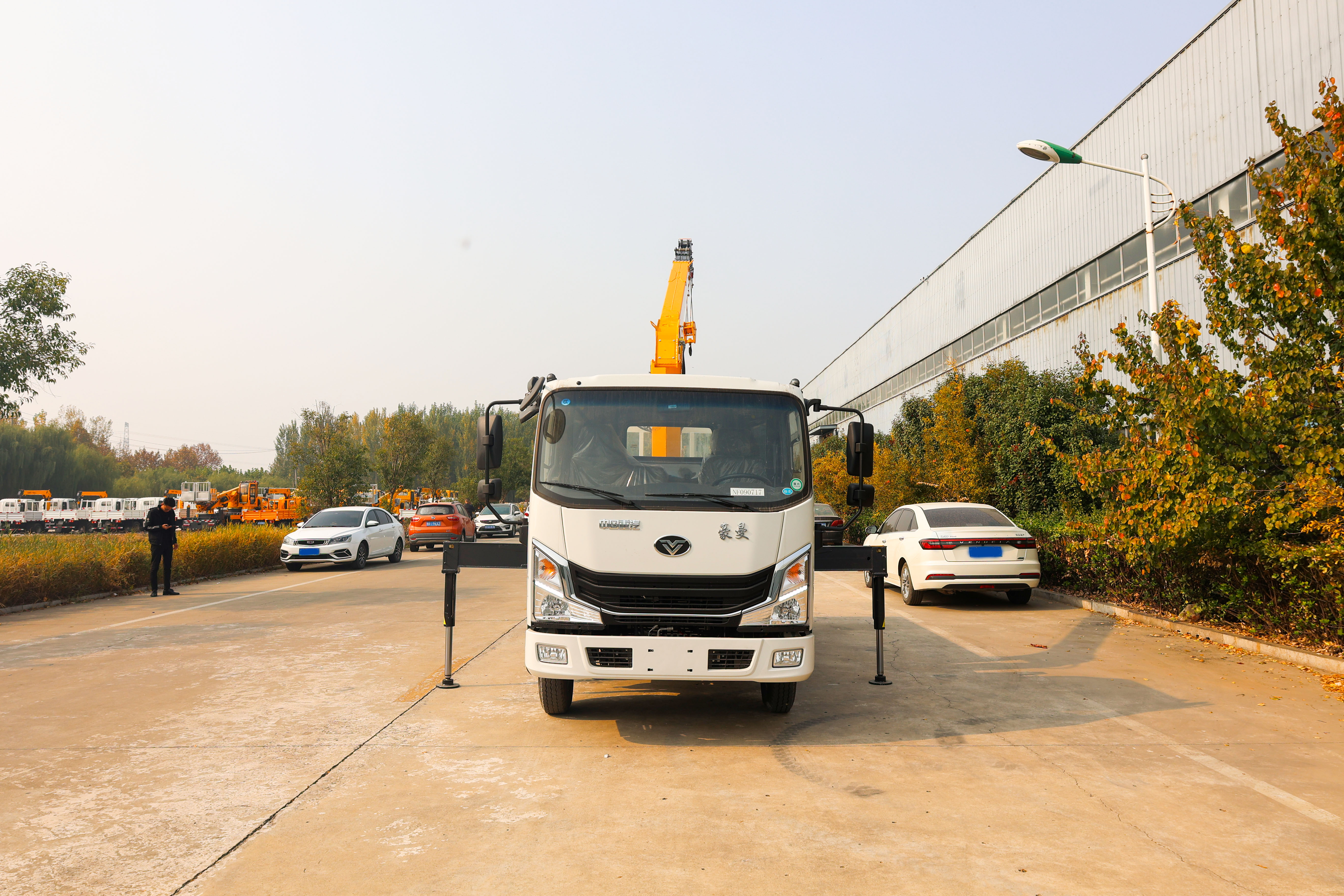Best Price knuckle boom truck mounted crane with truck
