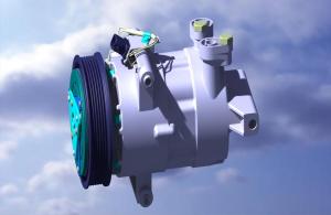 Quality PAG46 200cc Automotive 12 Volt Electric Ac Compressor wholesale