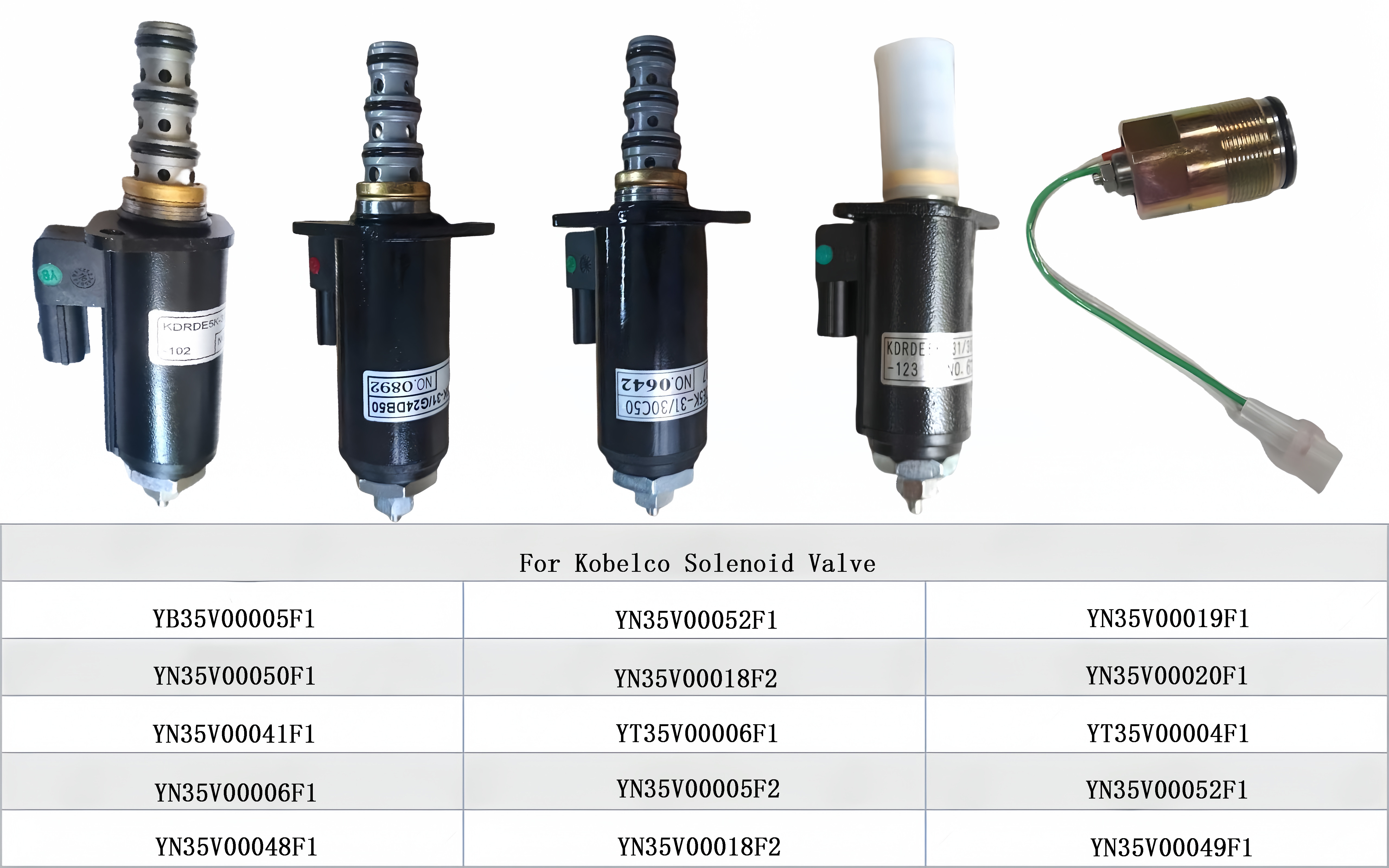 24V 11N6-66090 Stop Solenoid Valve Excavators R210LC-7H R220LC-7H