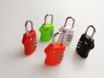 ABS Material TSA Travel Lock 32.5g With Color 3 dials TSA338