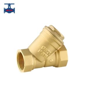 Quality Easy Install Brass Screw Type Valve Female Threaded Y Type Strainer wholesale