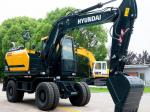Korea Hyundai Excavator HW155 Wheel Jindongyu Machinery In Engineering