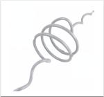 Chemical Resistance OPGW Hardware Fittings PVC Prefomed Bird - Flight Diverter