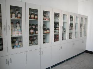 Quality Lab Durable Reagent Storage Cabinet Grey / Blue Modern Adjustable wholesale
