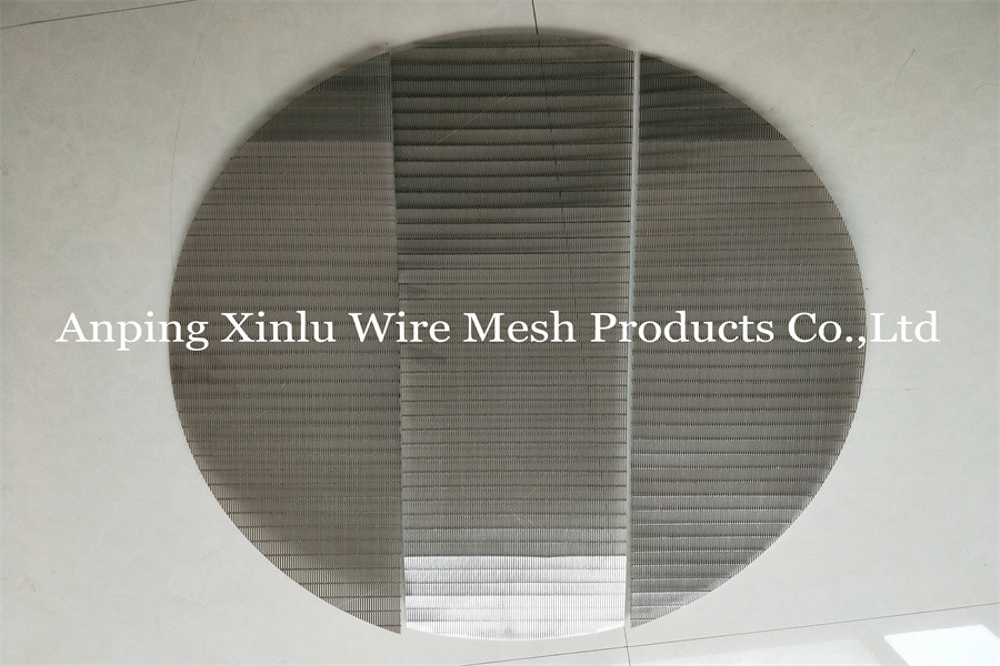V Shaped Metal Panel Screen Flat Wire Welded 304 Stainless Steel Grating