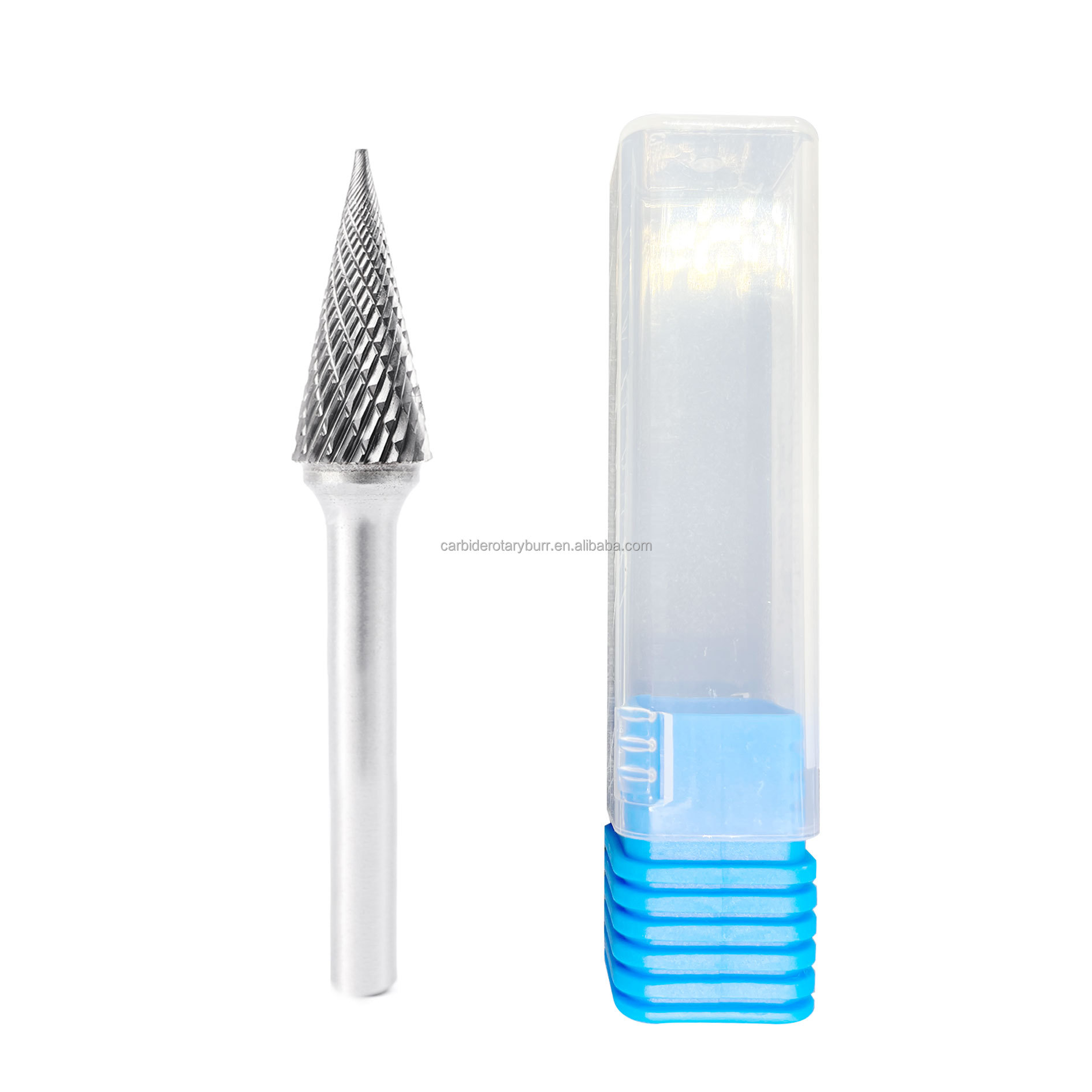 Tungsten Carbide Burr Double Cut 6mm Shank for Metal Grinding