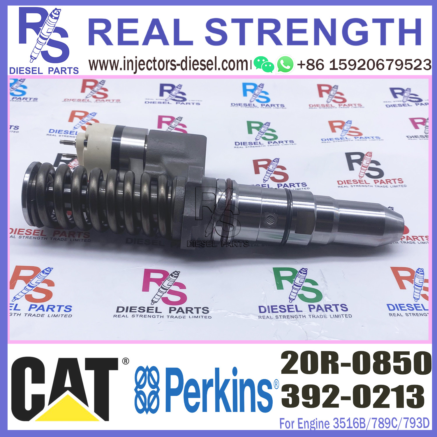 Common Rail Control Valve Injector Valve Common Rail Injector for 3516b/789c/793d 392-0213 20R-0850