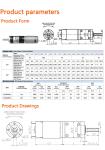 Diameter 28mm Planetary Gear Motor DC12 24V Reverse Rotatable