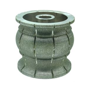 Quality 140mm Granite Bullnose Profile Diamond Dry Use Grinding Wheel wholesale
