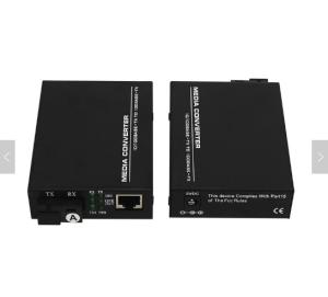 Quality 100M single Fiber Ethernet Media Converter with external power supply wholesale
