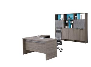 Quality Panel Wood Style Melamine Office Furniture / Small Office Table wholesale