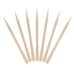 Natural 3.5 Inch Disposable Royal Wooden Sandwich Pick Burger Sticker For Food