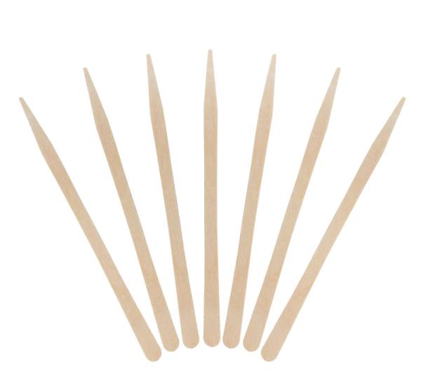 Natural 3.5 Inch Disposable Royal Wooden Sandwich Pick Burger Sticker For Food