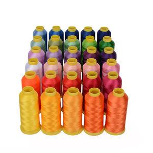 Quality High Color Fastness 6000M 75D/2 Embroidery Polyester Thread For Embroidery wholesale