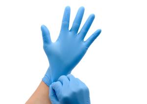 Quality Multi Size Disposable Nitrile Gloves Non Sterile Polyvinylchloride Material wholesale