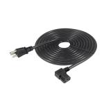 Angle Elbow Power Supply Cable Cord IEC C13 Plug American Extension 110V 10A