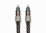 Metal Connectors FTTB High End Toslink Cable Braided Jacket 20KM-60KM