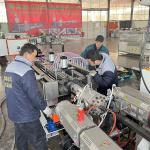2-6m/Min Double Wall Corrugated Pipe Machine Sewer / Drainage Pipe Extruder