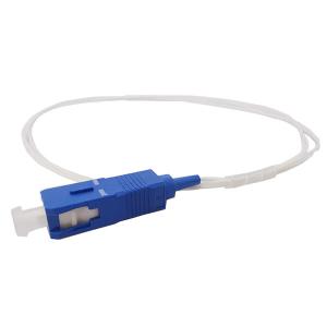 China Simplex Fiber Optic Pigtail , 9 / 125 Sc Single Mode Pigtail 1M Length on sale