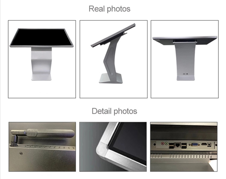 Android6.0 330cd/m2 Self Service Ordering Kiosk 78W