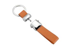 Quality Removable Colorful Mini Key Holder 9mm Personalised Leather Keyring wholesale
