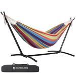 Customized Color Outdoor Garden Hammock With Stand Portable Swing Standing
