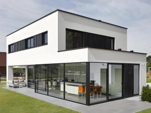 Quality Luxury 2 Story Prefabricated Light Steel Frame Houses with 5 Bedrooms wholesale