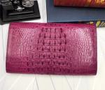 Fashion Genuine Crocodile Skin Female Women Small Envelop Purse Real Alligator
