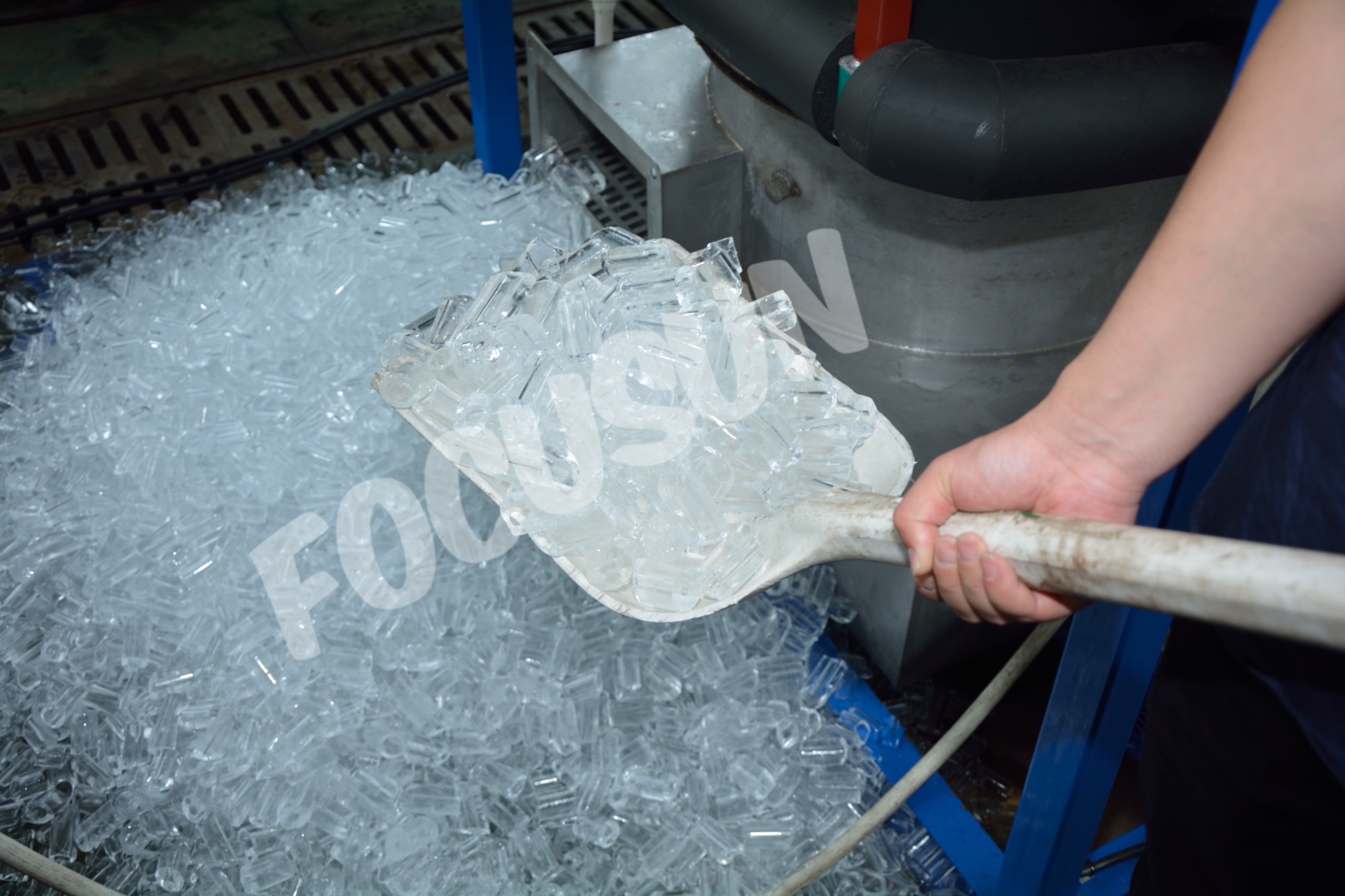 SUS304 Material 20Kw Focusun 5 Ton Tube Ice Maker for Industrial Ice Production